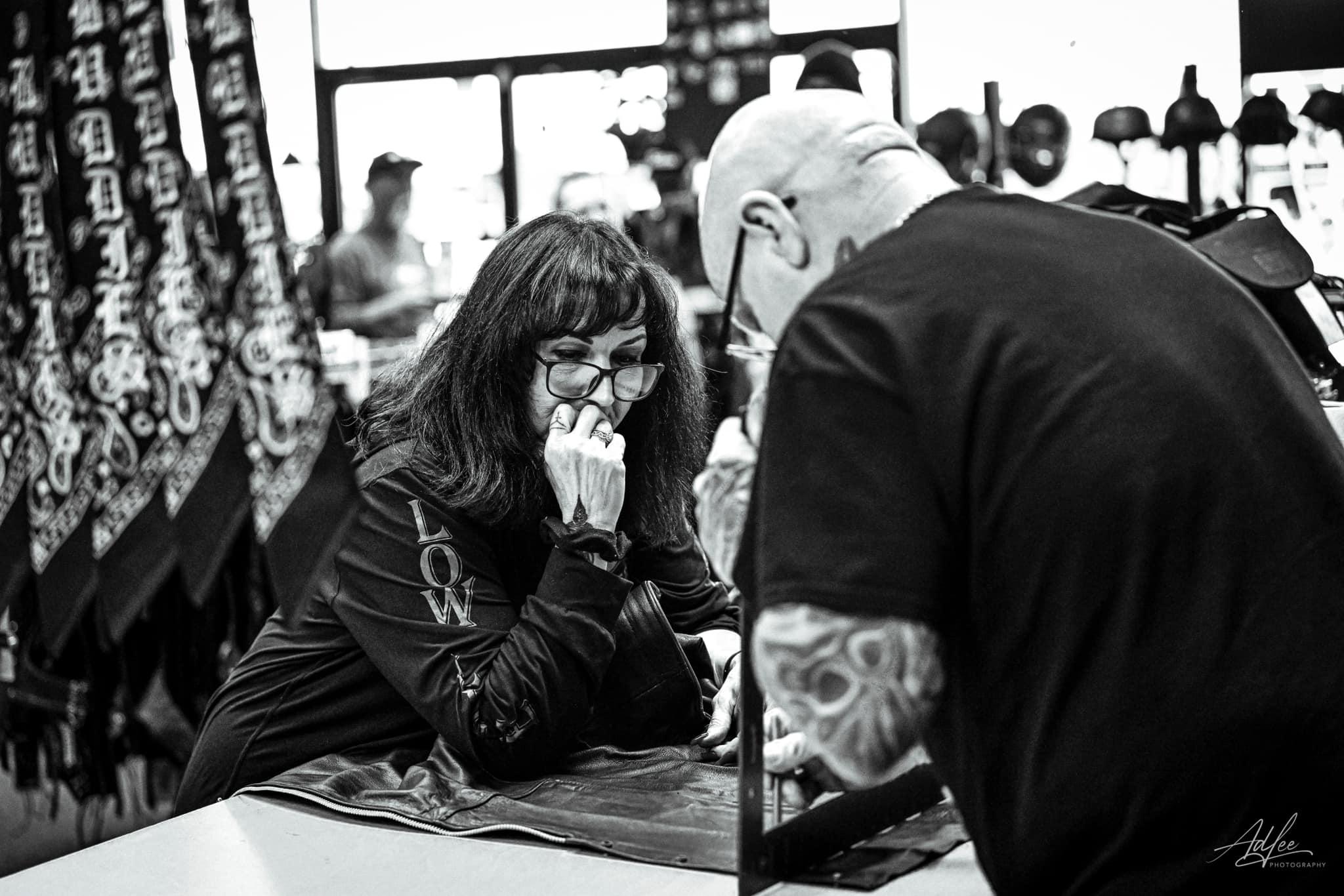 Patch layout before sewing